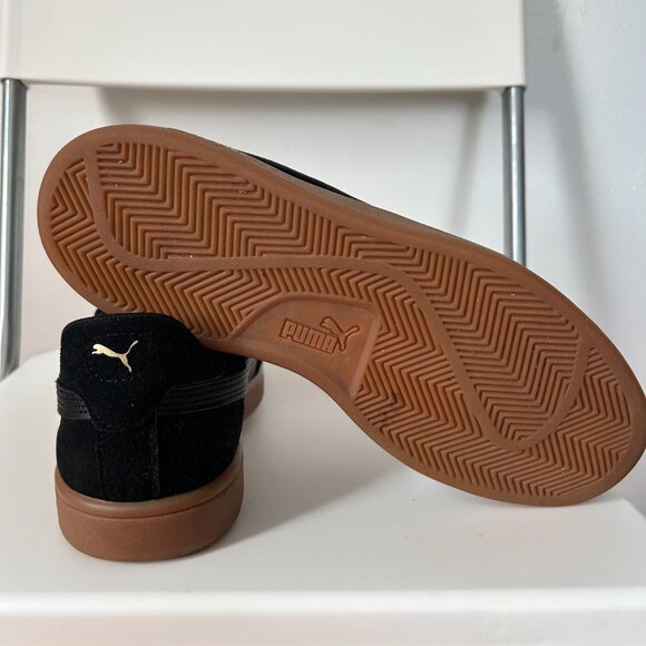 Puma Smash v2 Suede Black Gum Sneakers Men’s Size 9 - Picture 5 of 6